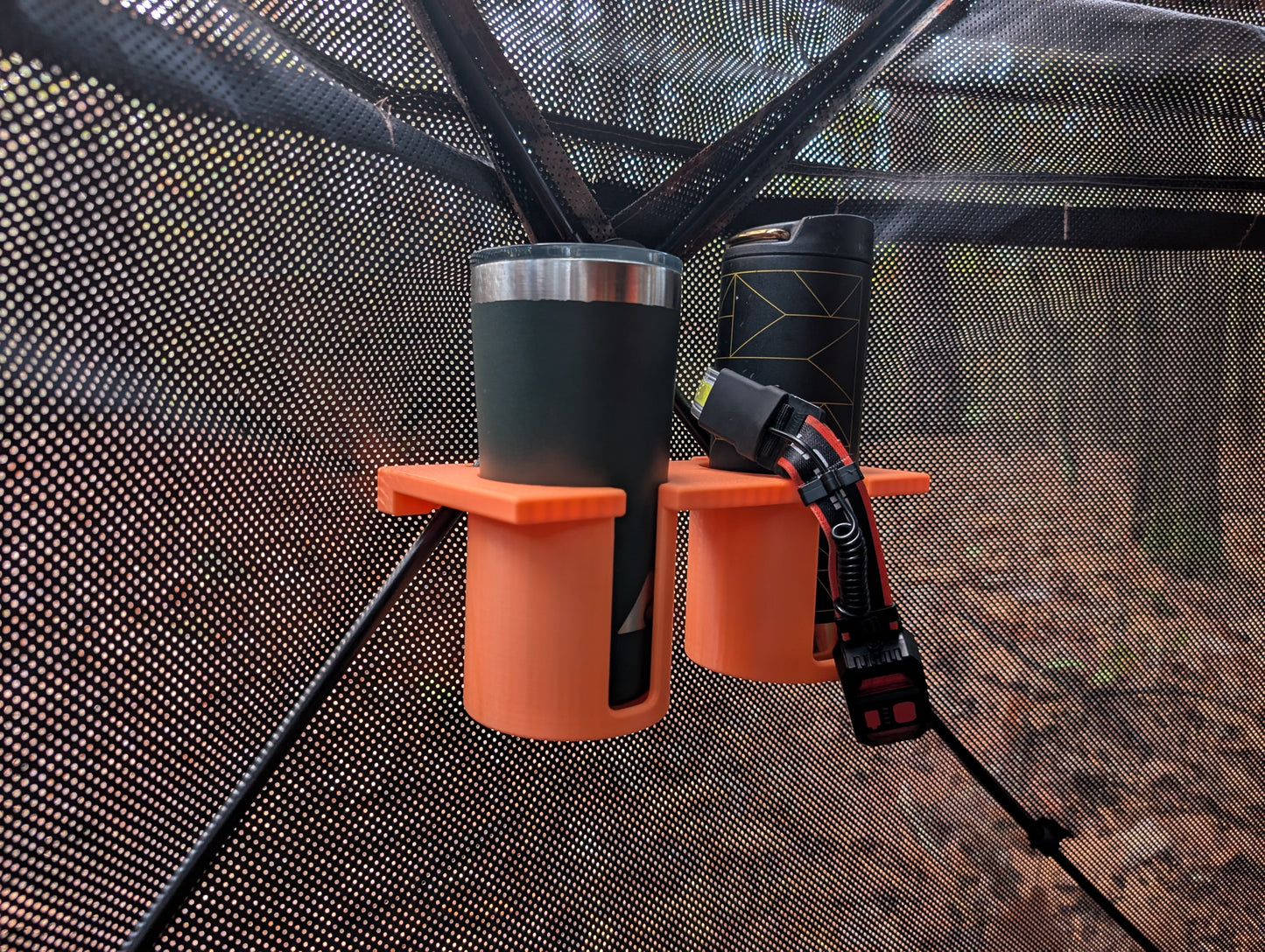 Hunting Blind Cup Holders – Durable Drink Holders for Hub Style Pop-Up Blind Poles